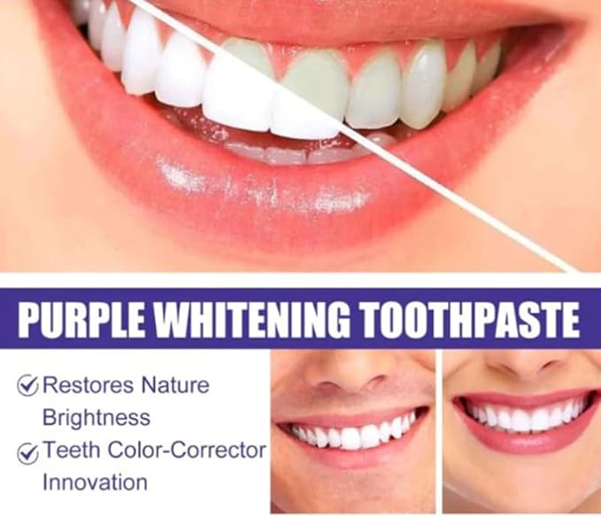 🔥 Purple Toothpaste ORIGINAL EELHOLE™ White & Shine smile 50ml