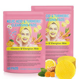 Turmeric Kojic Facial Pads (organic) – Brighten, Fade Dark Spots & Even Skin Tone